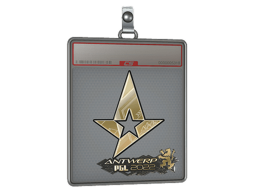Sticker Slab | Astralis (Gold) | Antwerp 2022