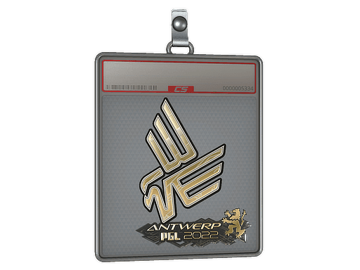Sticker Slab | Bad News Eagles (Gold) | Antwerp 2022