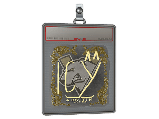 Sticker Slab | ICY (Gold) | Austin 2025
