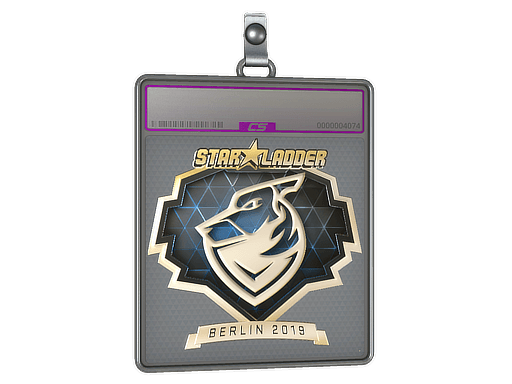 Sticker Slab | Grayhound Gaming (Gold) | Berlin 2019