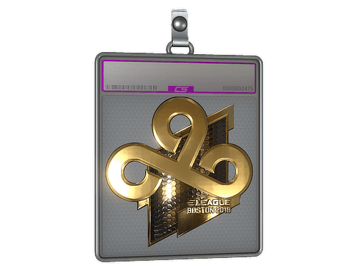 Sticker Slab | Cloud9 (Gold) | Boston 2018
