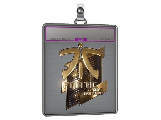 Sticker Slab | Fnatic (Gold) | Boston 2018