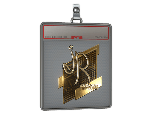 Sticker Slab | jR (Gold) | Boston 2018