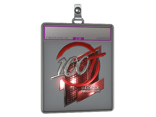 Sticker Slab | 100 Thieves (Foil) | Boston 2018