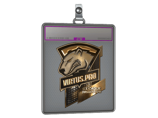 Sticker Slab | Virtus.Pro (Gold) | Boston 2018