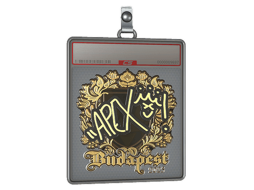 Sticker Slab | apEX (Gold) | Budapest 2025