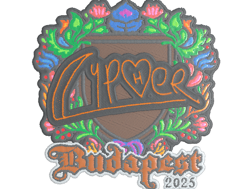 Sticker | Cypher (Embroidered) | Budapest 2025