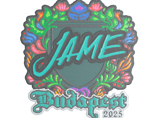 Sticker | Jame (Embroidered) | Budapest 2025