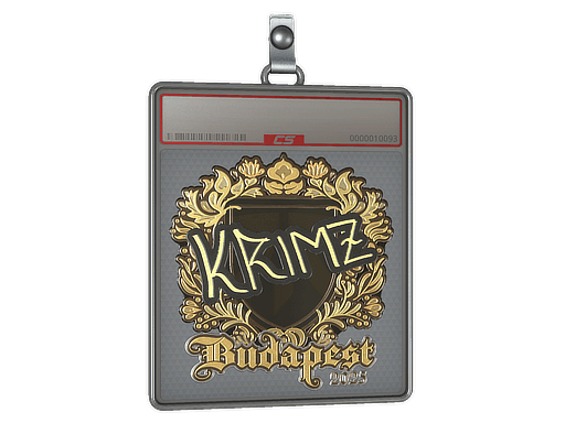 Sticker Slab | KRIMZ (Gold) | Budapest 2025