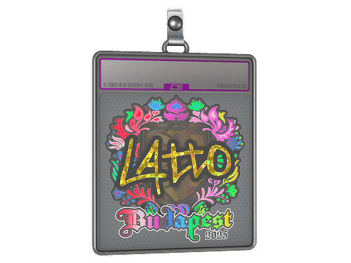 Sticker Slab | latto (Holo) | Budapest 2025