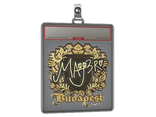 Sticker Slab | MAJ3R (Gold) | Budapest 2025