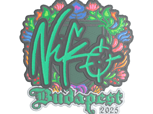 Sticker | NiKo (Embroidered) | Budapest 2025