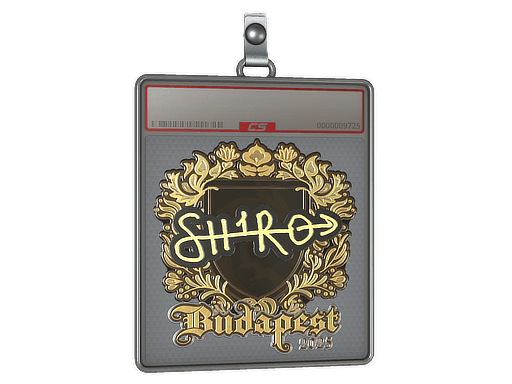 Sticker Slab | sh1ro (Gold) | Budapest 2025