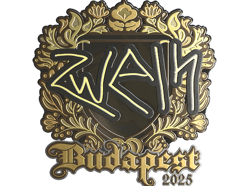 Sticker | zweih (Gold) | Budapest 2025