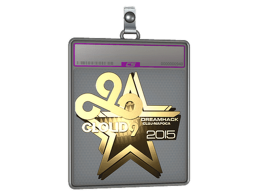 Sticker Slab | Cloud9 (Gold) | Cluj-Napoca 2015