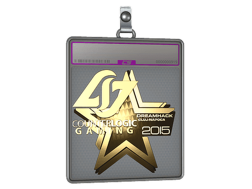 Sticker Slab | Counter Logic Gaming (Gold) | Cluj-Napoca 2015