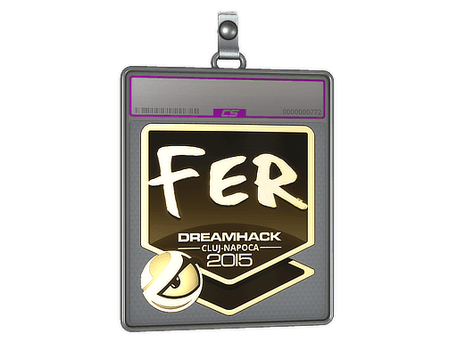 Sticker Slab | fer (Gold) | Cluj-Napoca 2015
