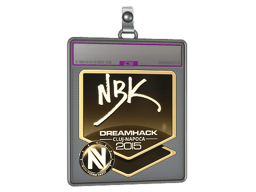 Sticker Slab | NBK- (Gold) | Cluj-Napoca 2015