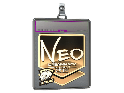 Sticker Slab | NEO (Gold) | Cluj-Napoca 2015