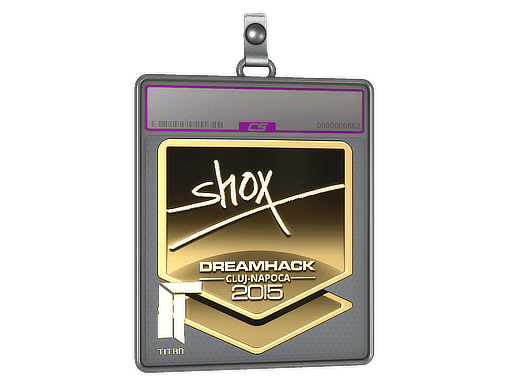 Sticker Slab | shox (Gold) | Cluj-Napoca 2015
