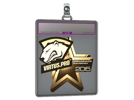 Sticker Slab | Virtus.Pro (Gold) | Cluj-Napoca 2015