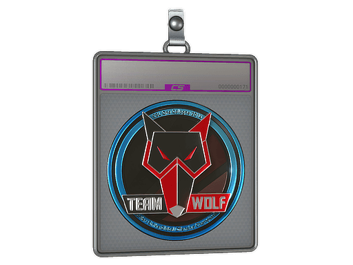 Sticker Slab | MTS GameGod Wolf (Foil) | Cologne 2014