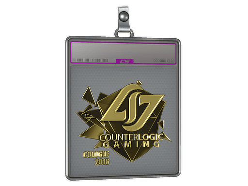 Sticker Slab | Counter Logic Gaming (Gold) | Cologne 2016