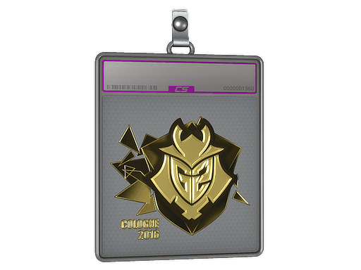 Sticker Slab | G2 Esports (Gold) | Cologne 2016