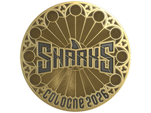 Sticker | Sharks Esports (Gold) | Cologne 2026