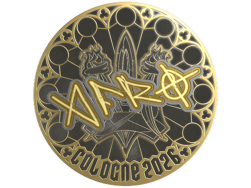 Sticker | afro (Gold) | Cologne 2026