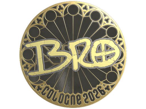 Sticker | br0 (Gold) | Cologne 2026