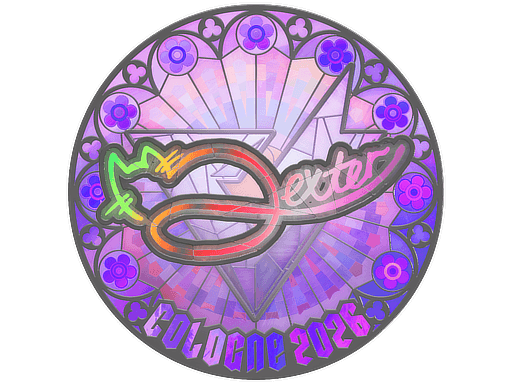 Sticker | dexter (Holo) | Cologne 2026