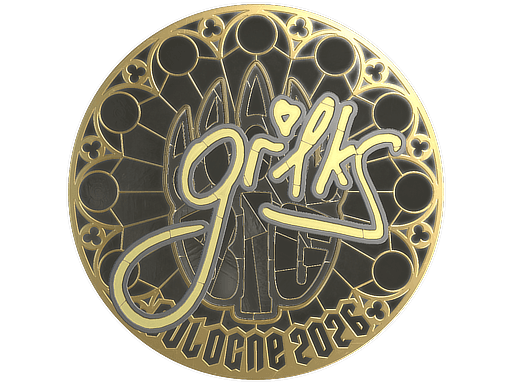 Sticker | gr1ks (Gold) | Cologne 2026