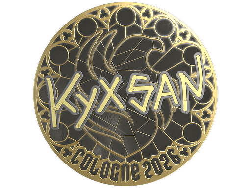 Sticker | kyxsan (Gold) | Cologne 2026