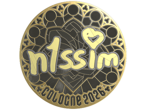 Sticker | n1ssim (Gold) | Cologne 2026
