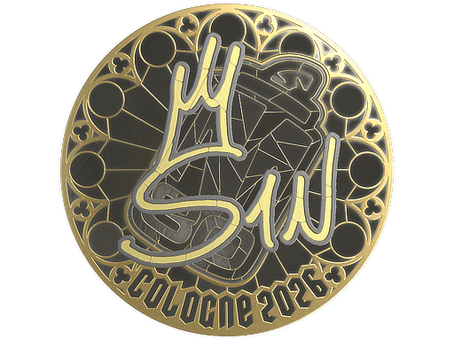 Sticker | s1n (Gold) | Cologne 2026
