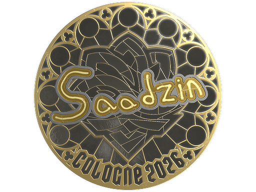 Sticker | saadzin (Gold) | Cologne 2026