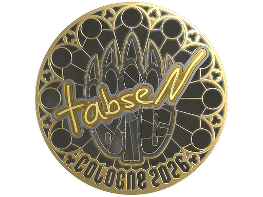 Sticker | tabseN (Gold) | Cologne 2026