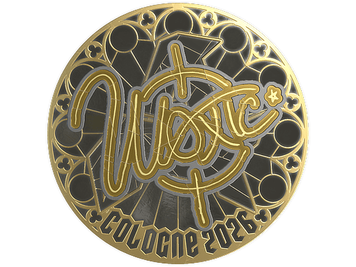 Sticker | woxic (Gold) | Cologne 2026