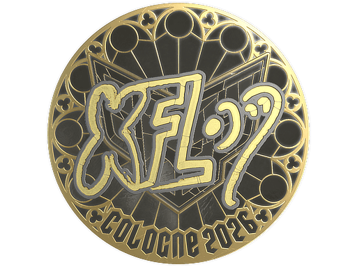 Sticker | xfl0ud (Gold) | Cologne 2026