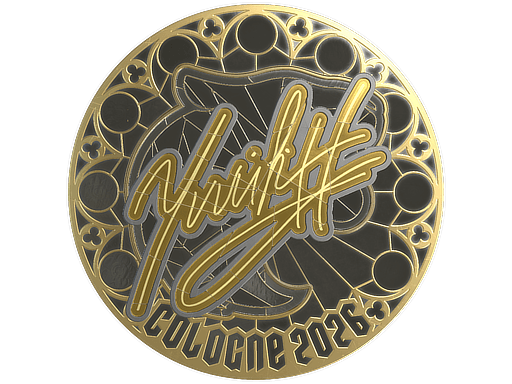 Sticker | yuurih (Gold) | Cologne 2026