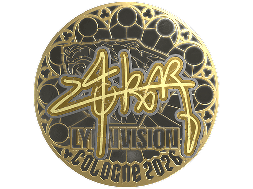Sticker | z4KR (Gold) | Cologne 2026