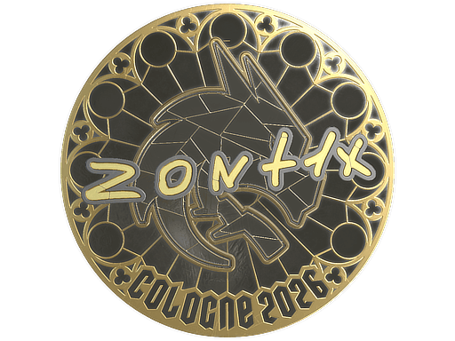 Sticker | zont1x (Gold) | Cologne 2026