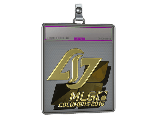 Sticker Slab | Counter Logic Gaming (Gold) | MLG Columbus 2016