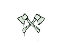 Sealed Graffiti | X-Axes (Cash Green)