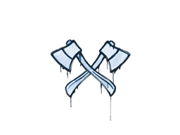 Sealed Graffiti | X-Axes (Monarch Blue)