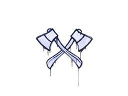 Sealed Graffiti | X-Axes (SWAT Blue)