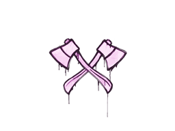 Sealed Graffiti | X-Axes (Bazooka Pink)