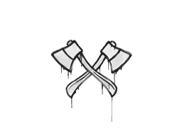 Sealed Graffiti | X-Axes (Shark White)