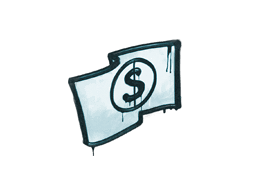 Sealed Graffiti | Keep the Change (Wire Blue)